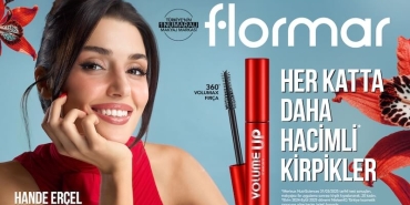 Türkiye'nin 1 Numaralı Makyaj Markası Flormar'ın Yeni Global Marka Yüzü “Hande Erçel” ile ilk lansmanı: “Volume Up Mascara”